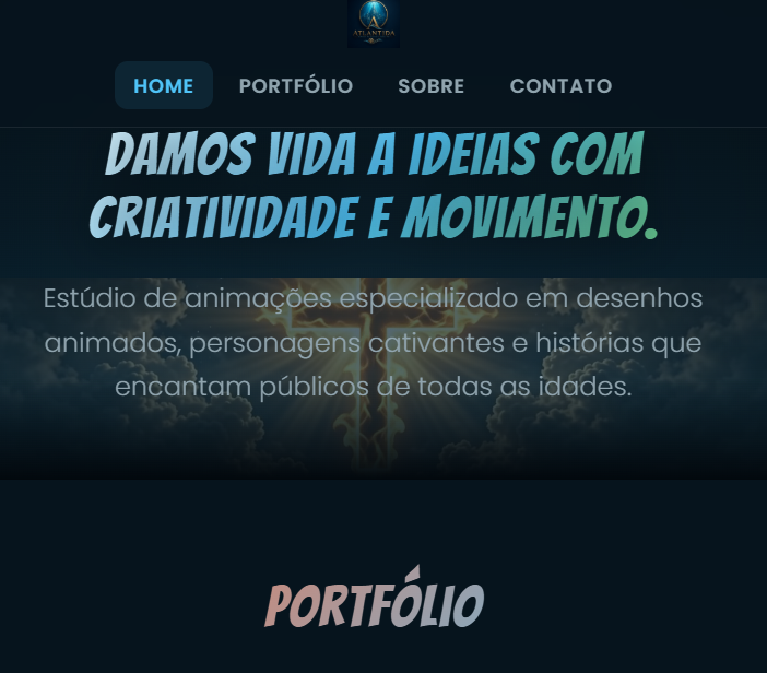 Site Atlântida — Estúdio de Animação